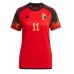 Billige Belgien Yannick Carrasco #11 Hjemmebane Fodboldtrøjer Dame VM 2022 Kortærmet